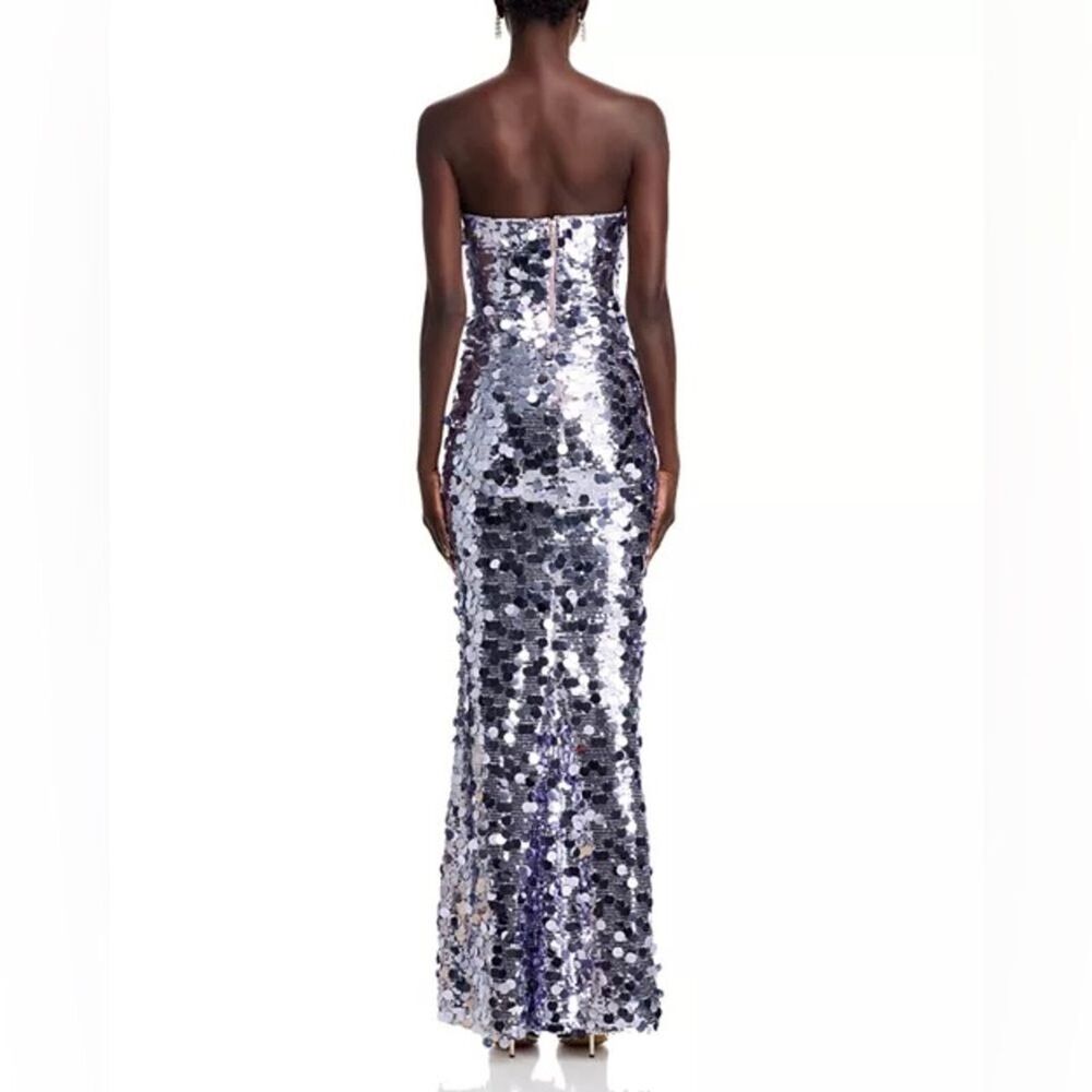 NWOT BRINX AND BANCO Lilac Farah Sequin Strapless Gown  XS，S，M available - Picture 3 of 16